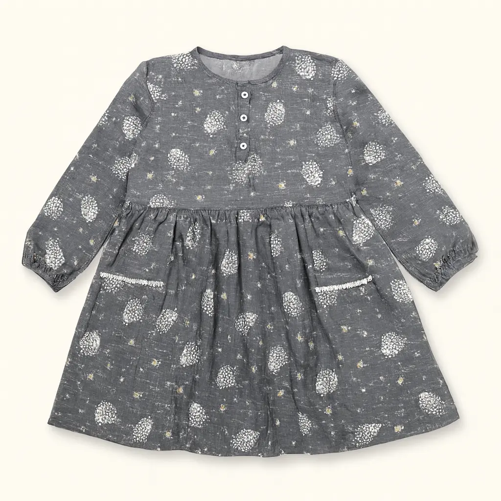 Hopscotch Girls Grey Frock (4Y)