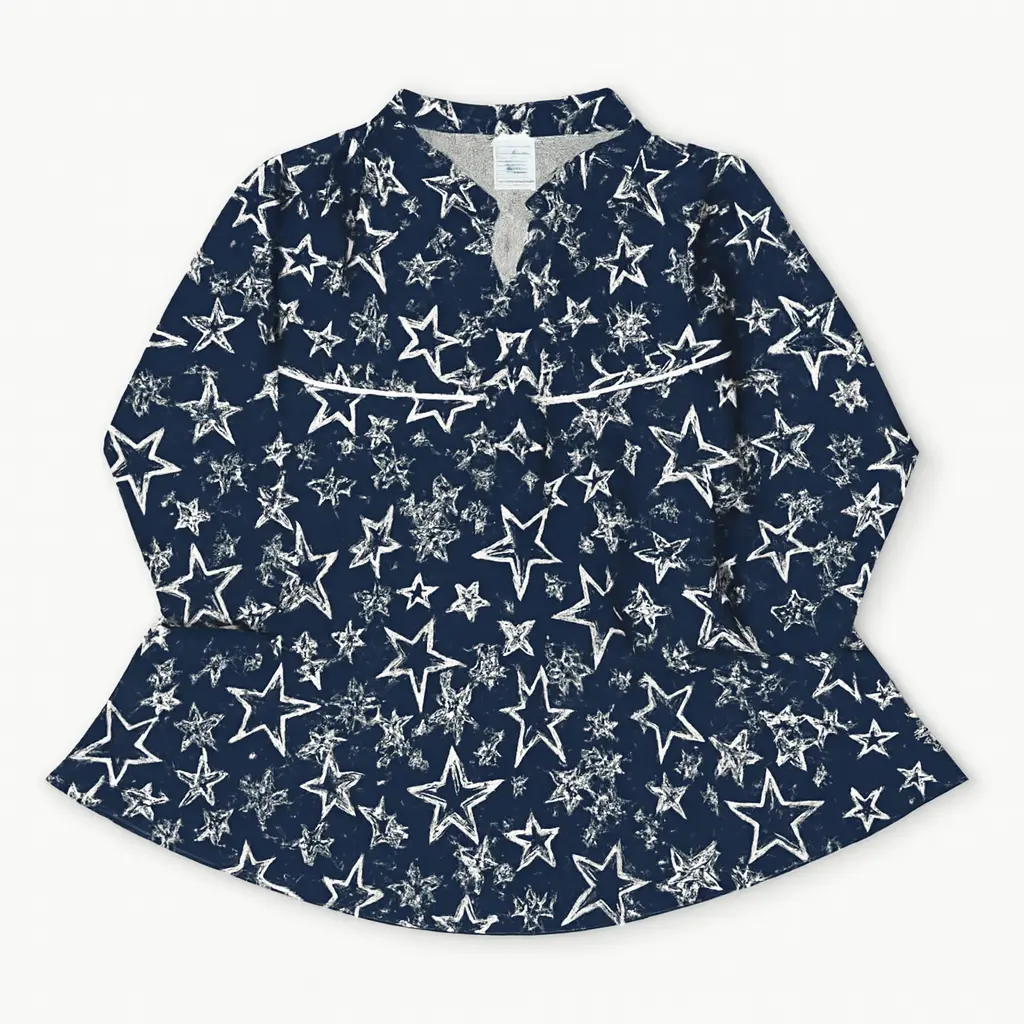 Imported Cotray Star Top (9-12M)