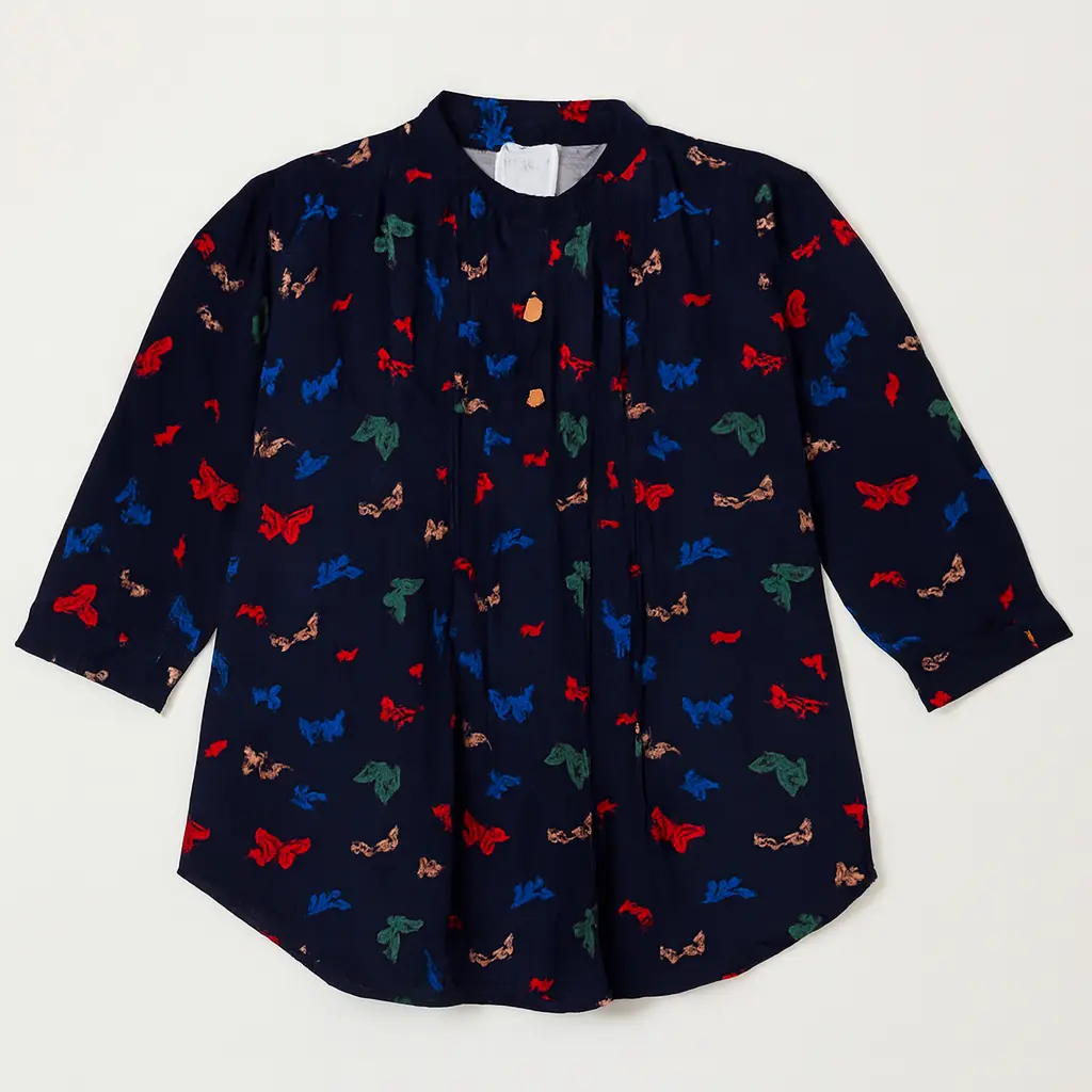 Imported Cotray NB Butterfly Top (2-3Y)