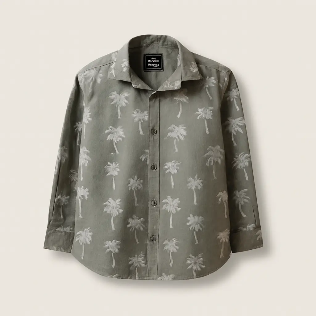 RollOver Boys Tropic Mint Shirt