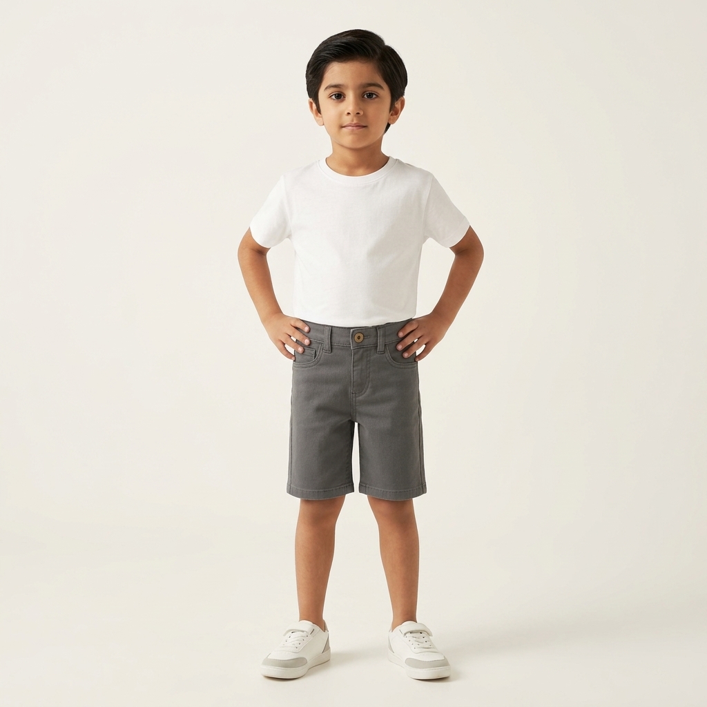 ELO Dark Grey Denim short