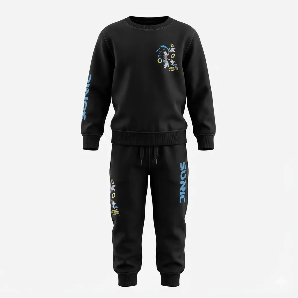Minnie Tinnie Boys Sonic Co-Ord Set (1-2Y)