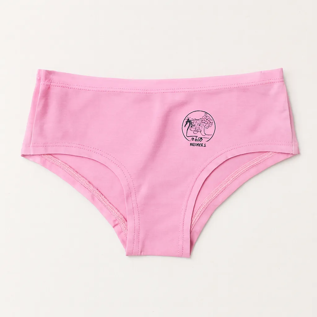 Girls Briefs (Baby Pink, 3-4Y)