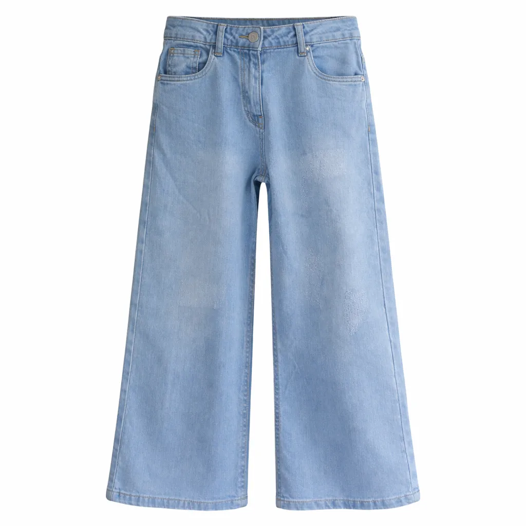 Rollover Girls Blue Rig Wideleg Jeans (6-7Y)