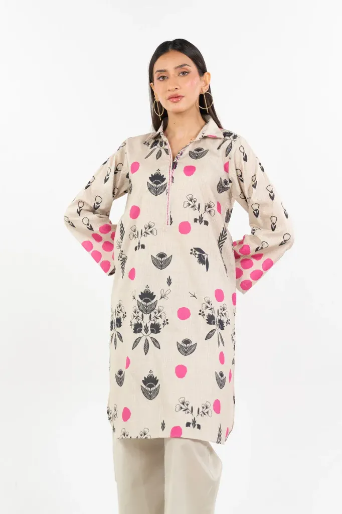 Alkaram Beige/Pink 2pc