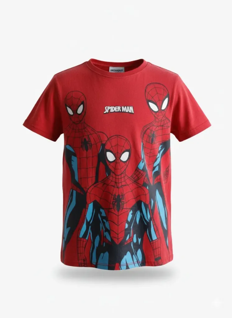 Breakout Boys Red Spiderman T-shirt (11-12Y)