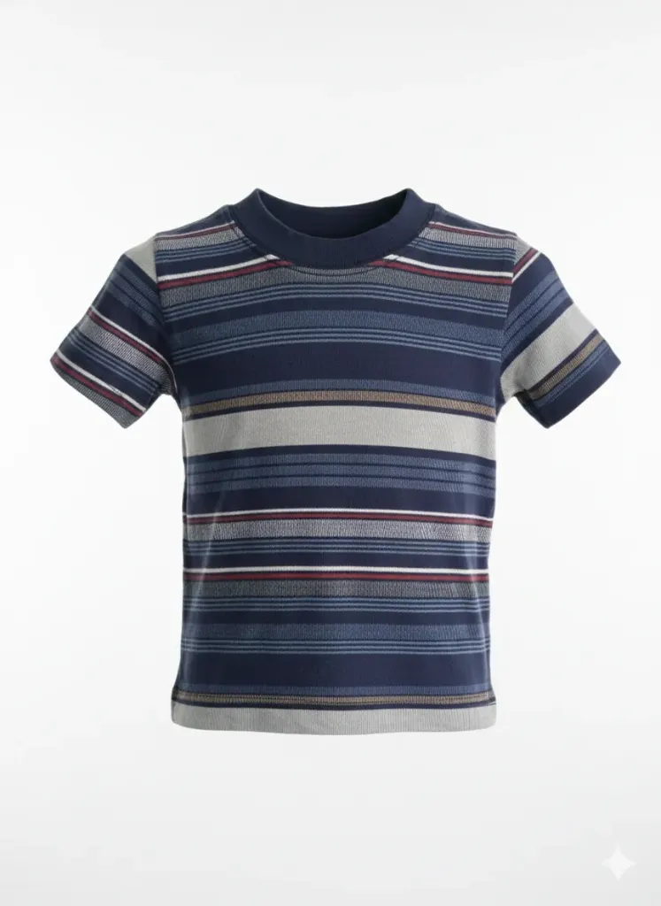 Zara Blue Lining Boy T-shirt