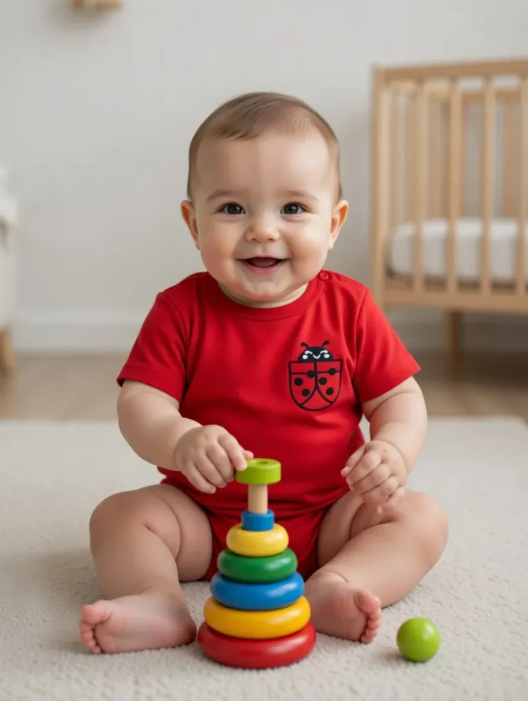 Minnie Minor Girls Red T-shirt (3-6M)