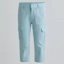 Hopscotch Boys Ice Blue Cargo pant