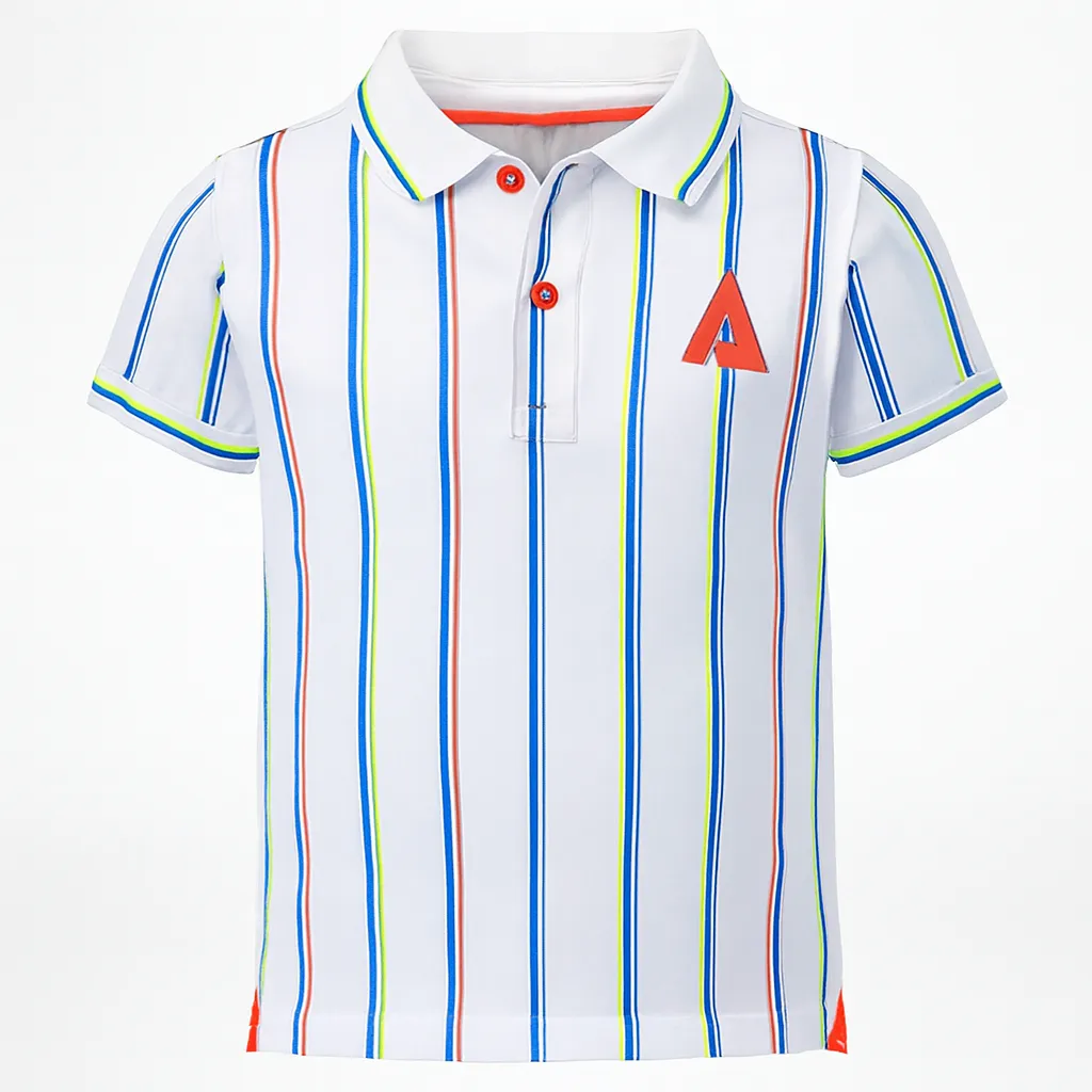 Breakout(Aflatoon) Boys white orange Polo (2-3Y)