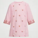 Rollover Girls Baby Pink emb Kurti
