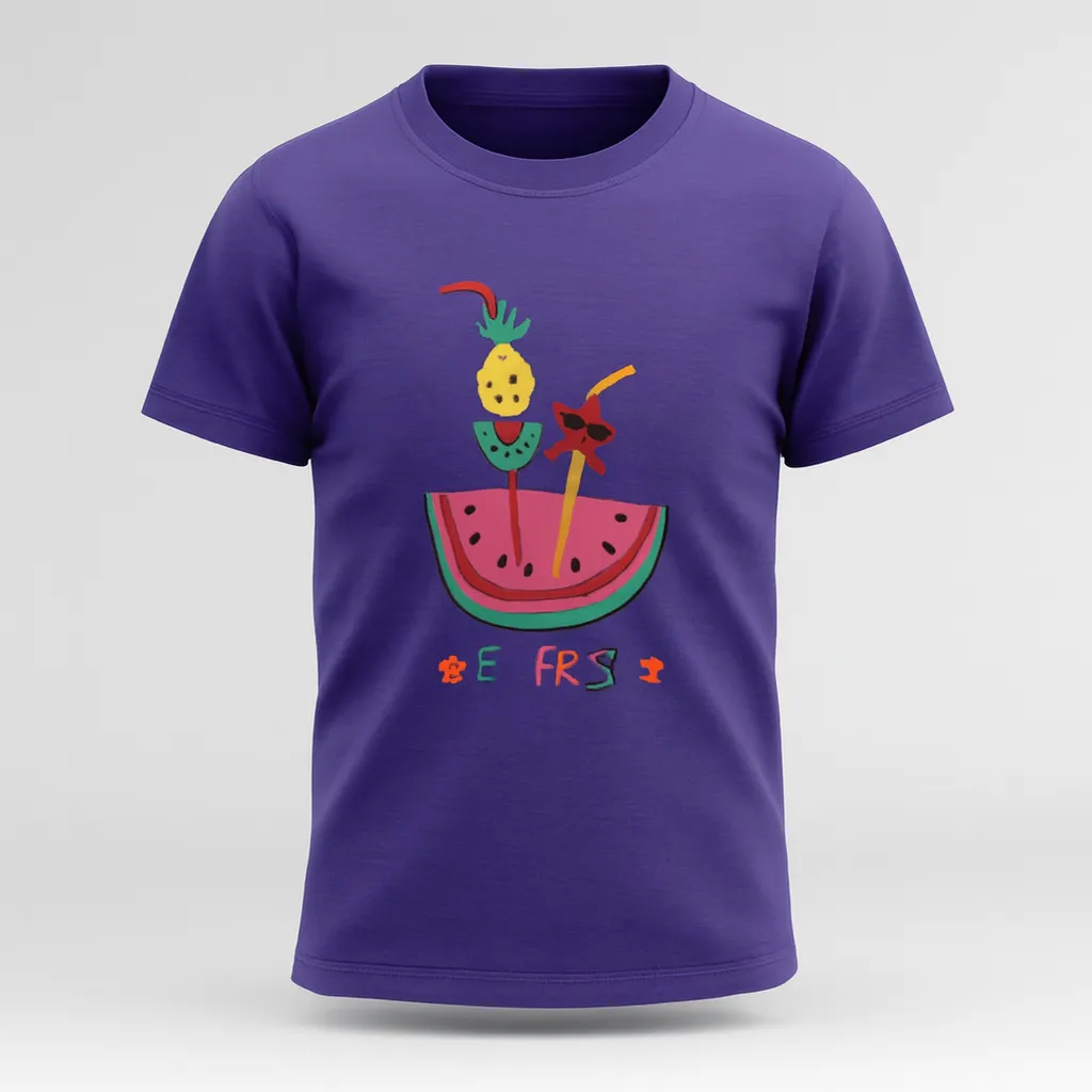 Cotton Candy Girls Purple T-shirt (9-10Y)