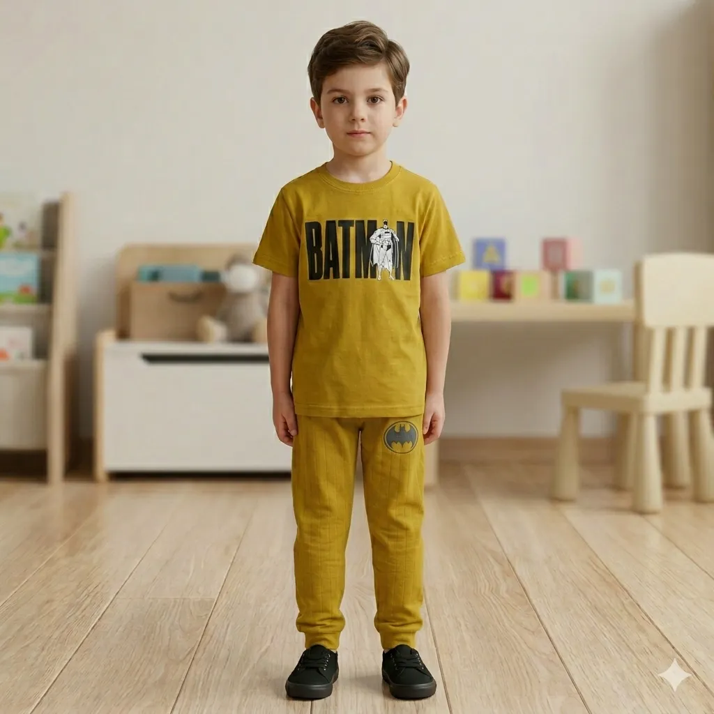 Minnie Tinnie Boys BatMan Co-Ord Set