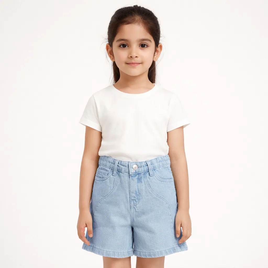Breakout Girls Light blue Shorts
