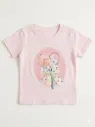 Minnie Minors Girls Babypink TShirt