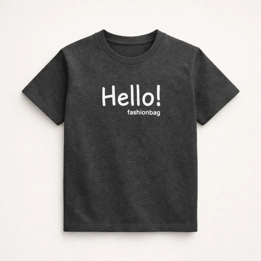 Minnie Minors Boys Dark Grey Hello Fashion T-shirt