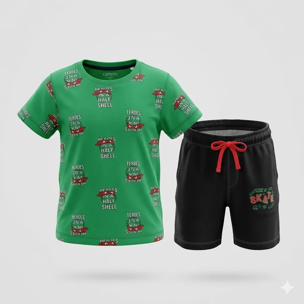 Rollover Boys Green Black Set (12-18M)