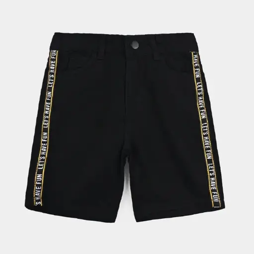 Bacha Party Black Denim Shorts