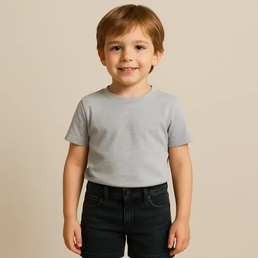 Engine Black Denim Shorts