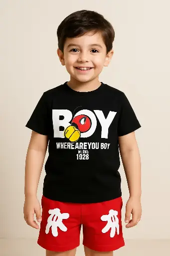 Kids Couture Black&Red Set