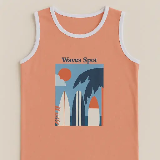 Sando Orange Waves Spot