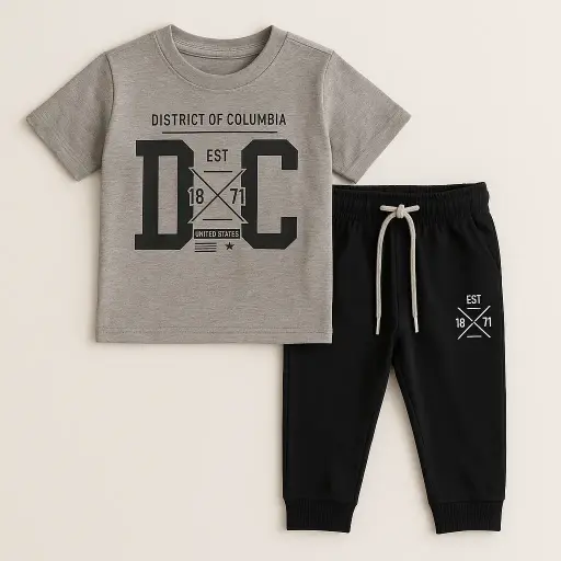 Rollover Grey Co-ord-Set 