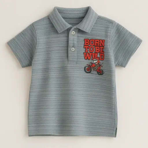 ELO Grey Born To Be Wild Polo