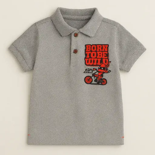 ELO Black & White Born To be Wild Polo