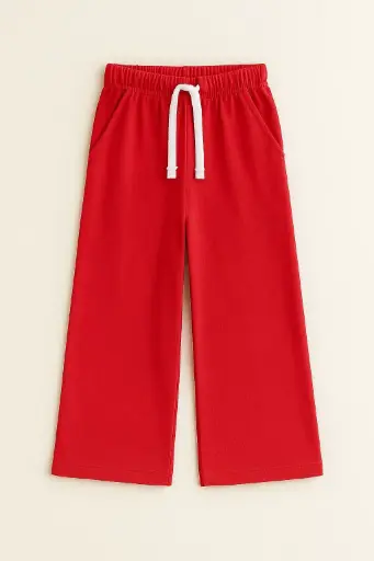 RollOver Red Blended Trouser