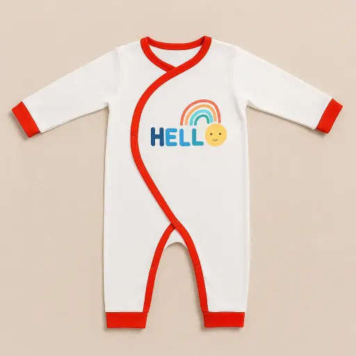 MiniCar Infant Hello Romper