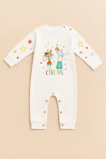 MiniCar Infant circus Romper