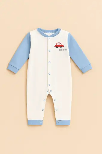 MiniCar Infant Beep Romper