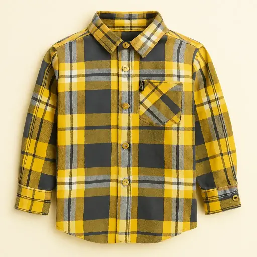 RollOver Yellow Grey Shirt