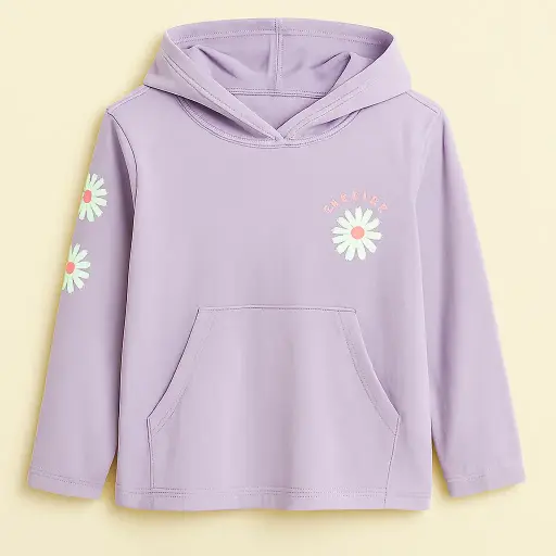 RollOver Girls Purple full sleeve TShirt