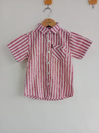 RollOver Red&White Shirt 