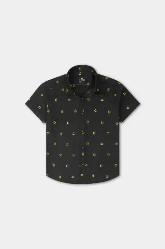 Rollover Black Bat Man Casual Shirt