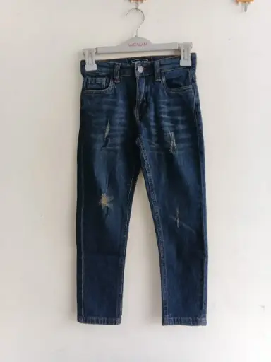 Rollover Blue Denim Jeans