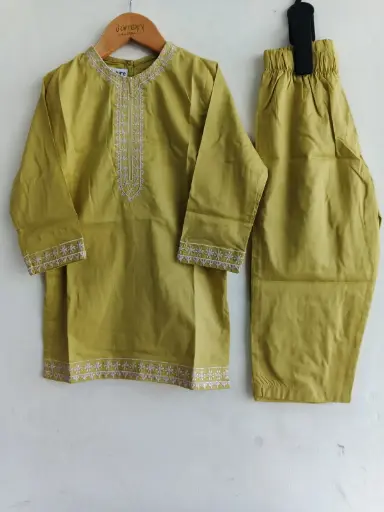 Kc Light Olive EMB 2Piece