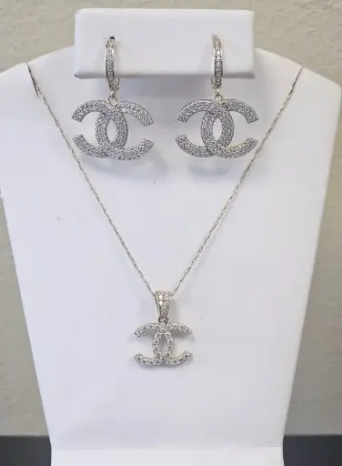 Silver Chanel Necklace