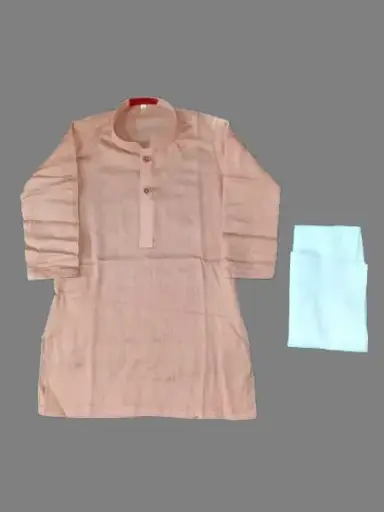 Boys Peach II Kurta Trouser