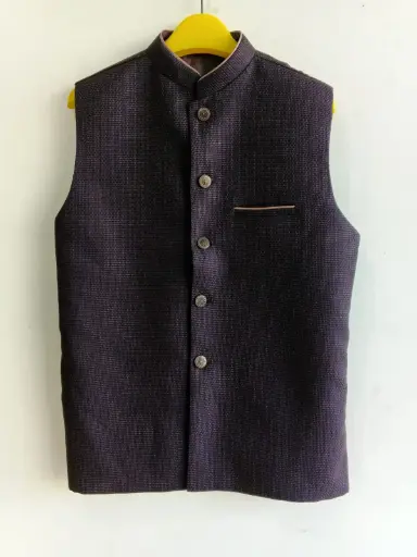 Boys Mahroon Waistcoat