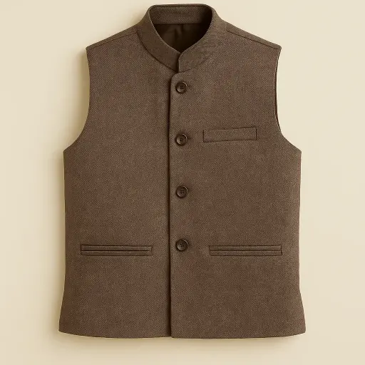 Boys Mehndi Waistcoat