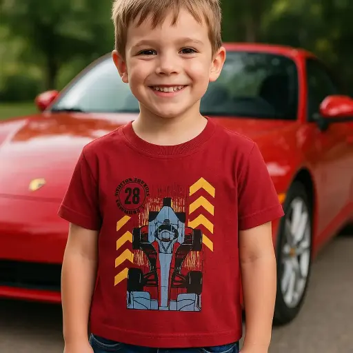 Minnie Minors Red Racing T-Shirt
