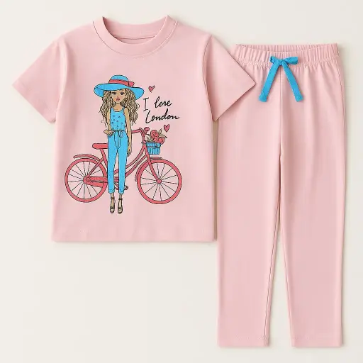 Hopscotch Light Pink Co-Ord Set