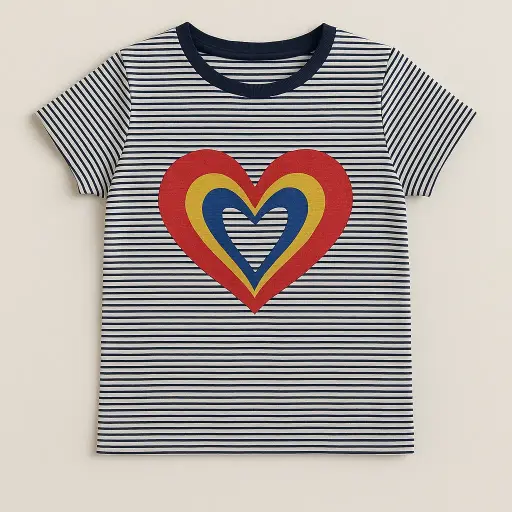 MM Red Heart Printed Shirt