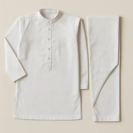 Minni Tinni White Shalwar Kameez