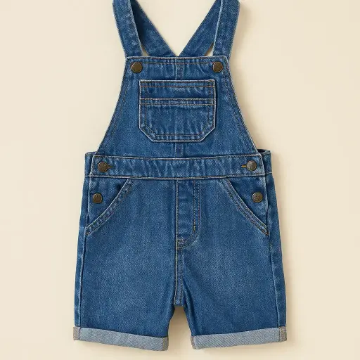 RollOver Denim Romper