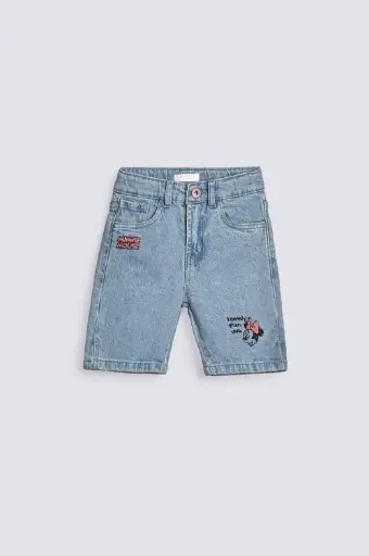 Breakout Light Blue EMB Shorts